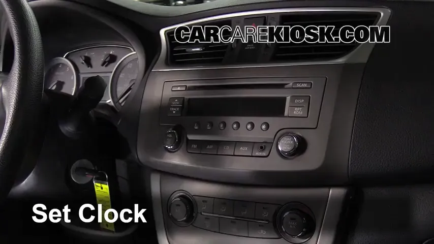 2013 Nissan Sentra SV 1.8L 4 Cyl. Clock